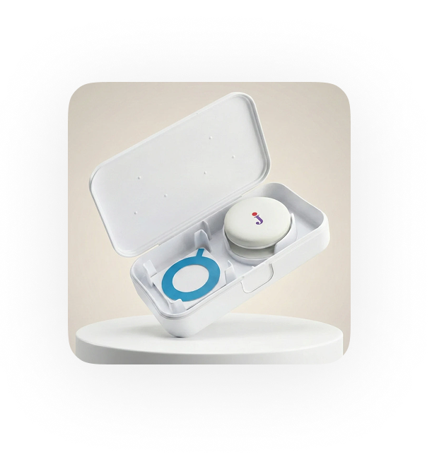 Smart Continuous Temperature Monitoring Patch