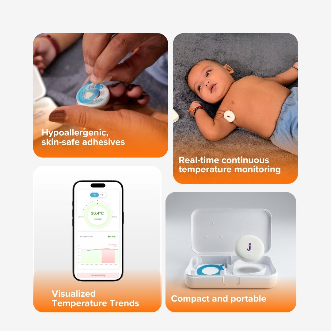 Continuous Baby Temperature Monitoring Patch
