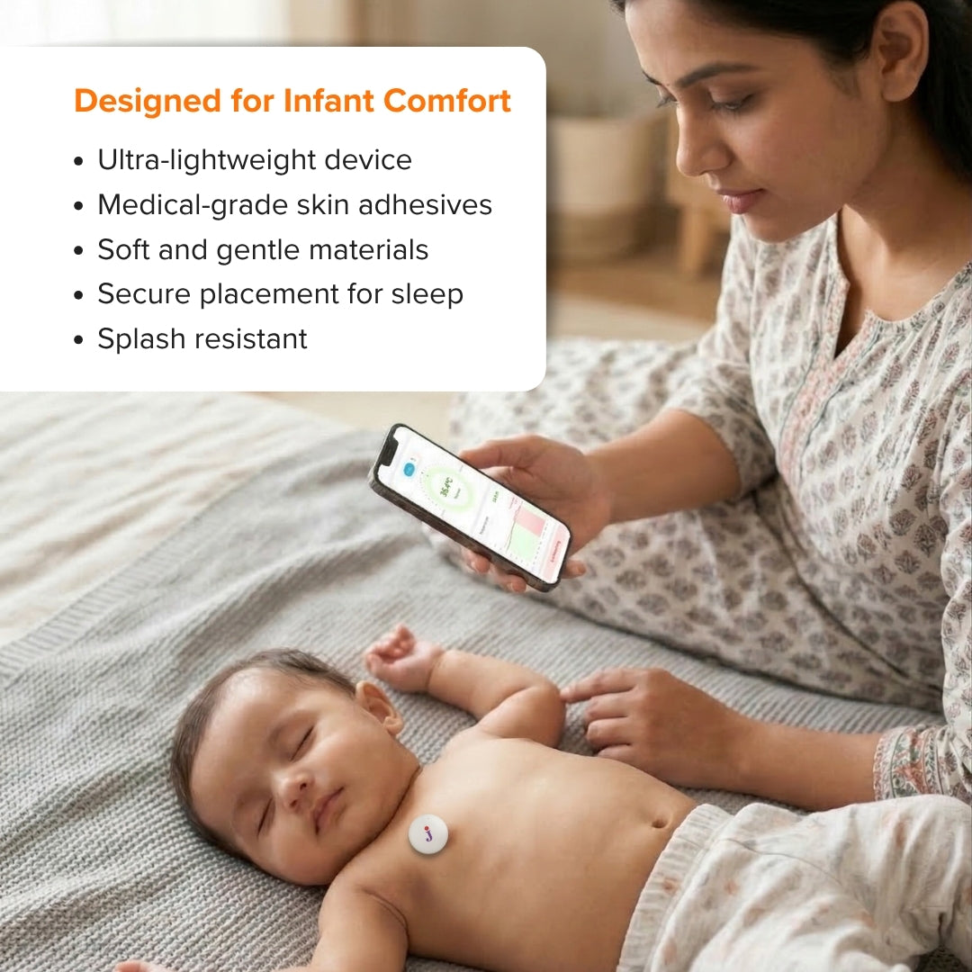 Continuous Baby Temperature Monitoring Patch