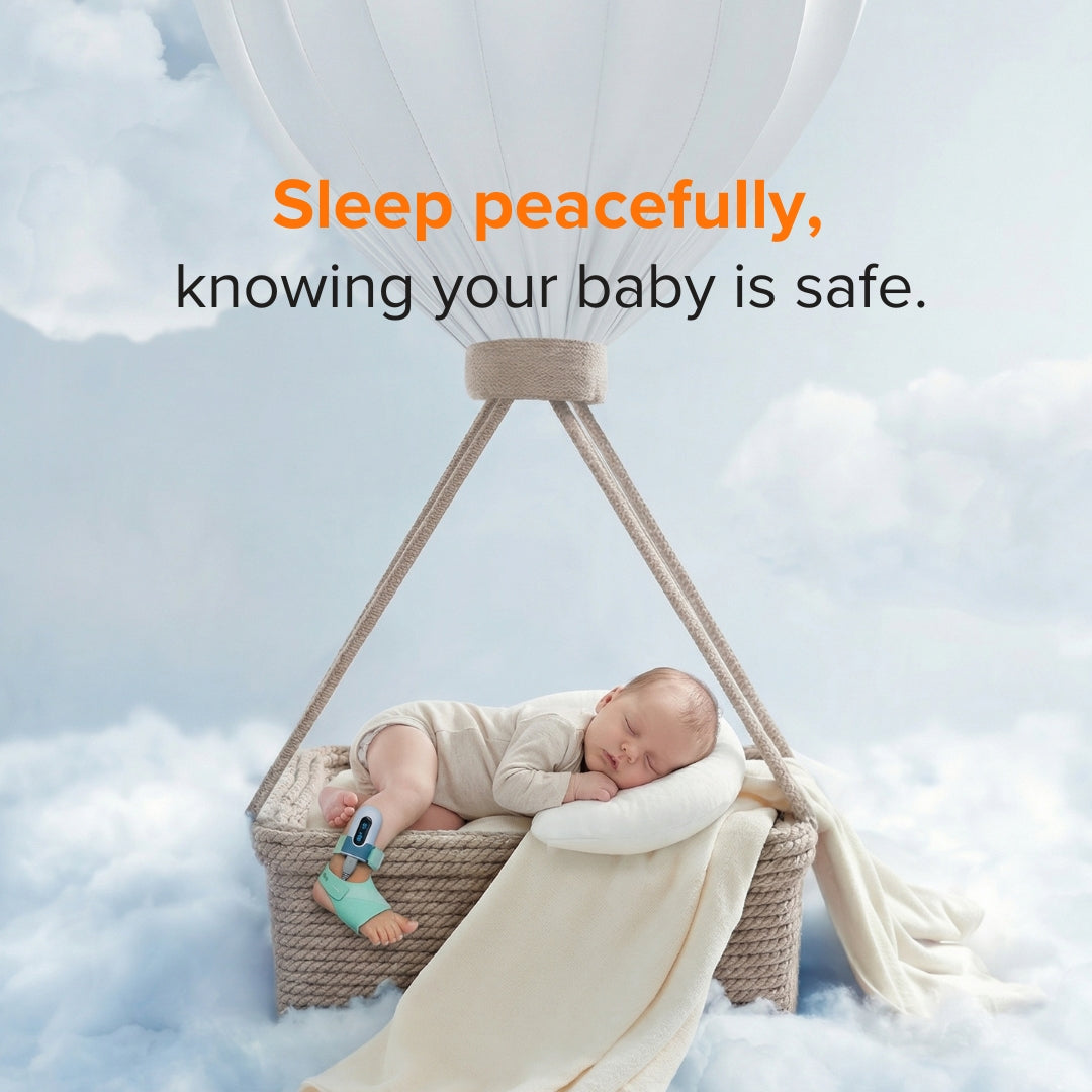 Navam Baby Monitor – Smart Monitoring for Oxygen, Pulse, Movement & Sleep Patterns