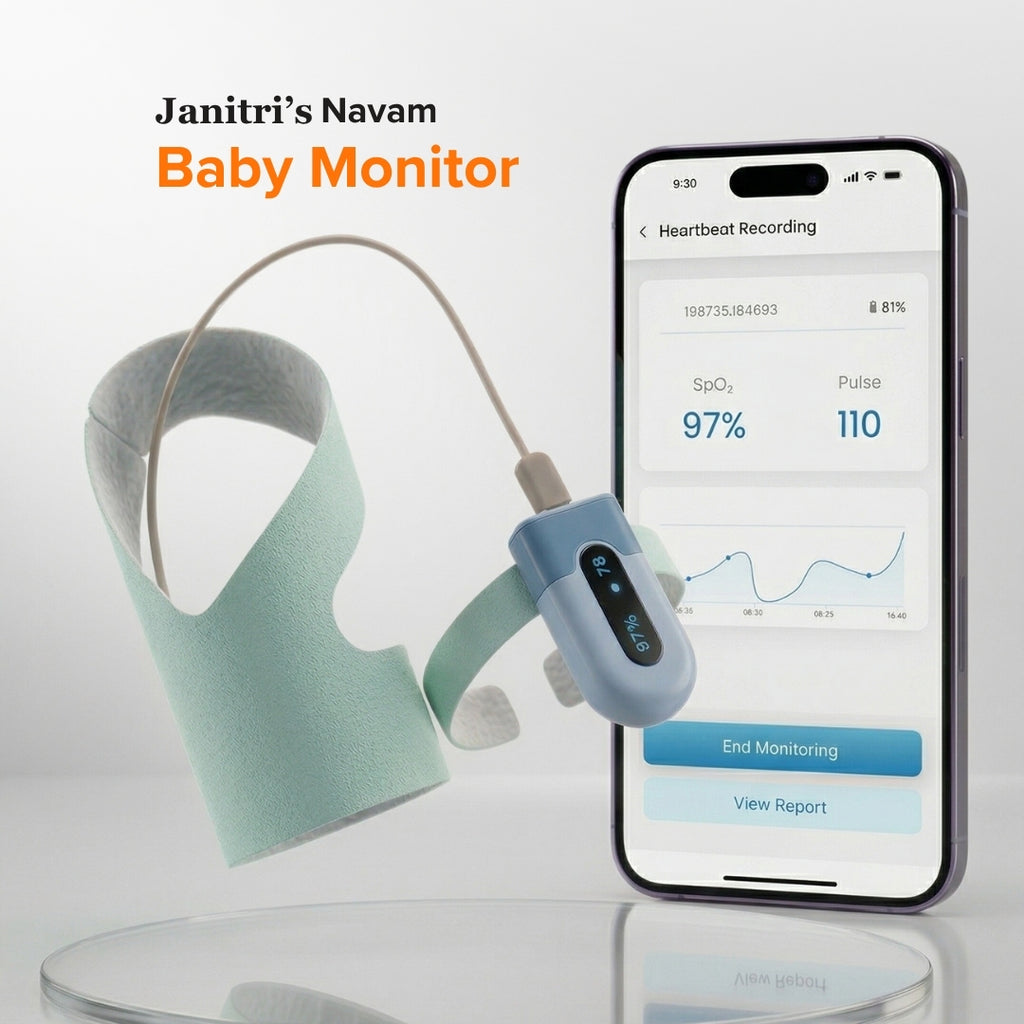 Navam – Baby Oxygen, Pulse & Sleep– Janitri innovations