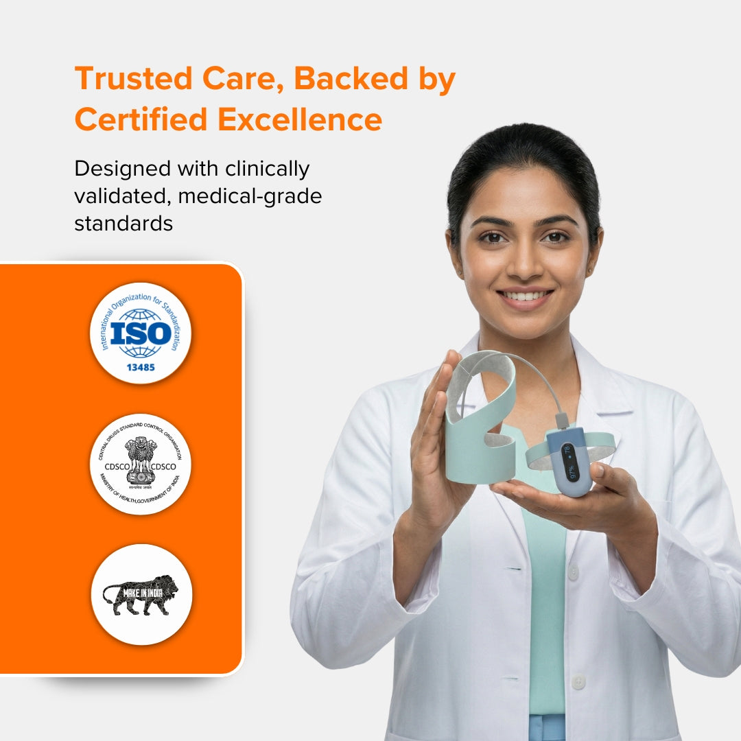 Navam Baby Monitor – Smart Monitoring for Oxygen, Pulse, Movement & Sleep Patterns